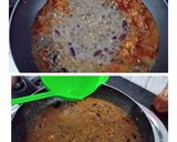 A picture of step 6 of Dal Makhani.