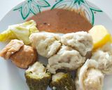 Foto langkah ke 10 dari resep Siomay Ayam Labu Siam.