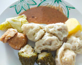 Foto langkah ke 10 dari resep Siomay Ayam Labu Siam.