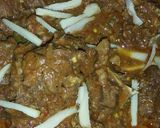 A picture of step 4 of Ghost beef masla....