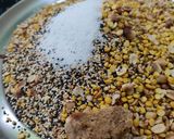 A picture of step 8 of Gun powder (for iddli and dosa side dish).