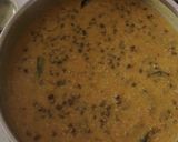 A picture of step 4 of Moong kadhi.