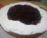 A picture of step 12 of Lemon blueberry cake.