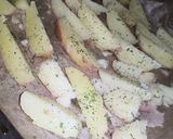 Fokhagymás csirkemell csíkok steak burgonyával recept fázis 4 fotója