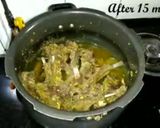 A picture of step 3 of Mutton chaap fry.