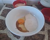 Foto del paso 5 de la receta: Torta invertida de duraznos pelones y banana🍌🍑