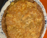 Foto del paso 2 de la receta: Tortita de maíz integral, rellena de tortilla francesa con atún