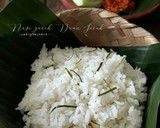 Foto langkah ke 2 dari resep Nasi Gurih Daun Jeruk Simple ala Indy.