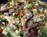 Foto del paso 5 de la receta: Arroz con conejo y variado de verduras