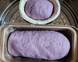 Foto langkah ke 5 dari resep Roti Kukus Ubi Ungu Isi Apel Cinnamon.