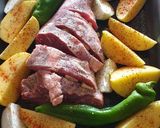 Foto del paso 1 de la receta Asado de cordero con setas y hierbas provenzales
