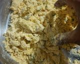 A picture of step 2 of Makki ki Roti.