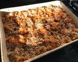 A picture of step 8 of Sausage meat pasta bake.