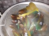 Kerang hijau saus padang
