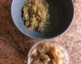 Foto del paso 1 de la receta: Albóndigas de pavo y quinoa con salsa de champiñones