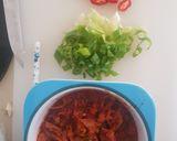 Foto langkah ke 1 dari resep Kimchi Bokkeumbab (김치볶음밥) Nasi Goreng Kimchi Korea.