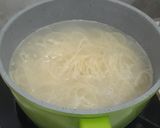 Foto langkah ke 1 dari resep Spaghetti carbonara dengan chicken katsu.
