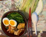 Hình bước làm 4 của món Japanese udon soup