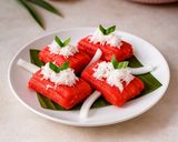 Foto langkah ke 6 dari resep Getuk Lindri Merah Putih.