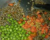 A picture of step 4 of Bajra Mix Veg Khichdi.