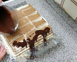 Foto del paso 7 de la receta: Tarta de galletas, chocolate y natillas/sin horno