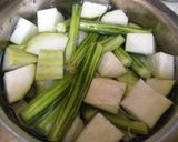 A picture of step 2 of Toor dal Lauki Sem phali curry.