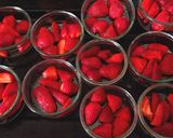 Une image de l'étape 1 de Clafoutis fraises amandes noisettes (sans farine) au Cook Expert.