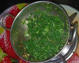 A picture of step 2 of Onion Flower Stalk Methi Subji.