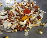 A picture of step 3 of Leftover chapathi mixture.