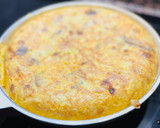 Foto del paso 6 de la receta: Tortilla de patata, cebolla, shiitake y scamorza 🧅 🥔 🍄 🧀