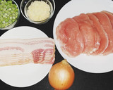 Foto del paso 1 de la receta: Pavo al horno con guisantes