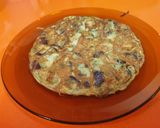 A picture of step 6 of Zucchini and Red Onion Tortilla, Juicy and Light.