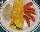 Foto del paso 3 de la receta: Omelette de espárragos con queso
