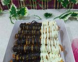 Foto langkah ke 5 dari resep Pangsit Gulung Coklat-Vanila.