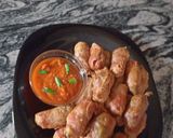 A picture of step 12 of Lemon Flavoured Sausage Pakora.