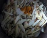 A picture of step 2 of Jackfruit seed sabji.
