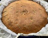 A picture of step 6 of Lemon Rosemary Olive Oil Cake with Mascarpone Cream.