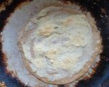 A picture of step 4 of Egg wrap with veggies.
