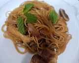Foto del paso 4 de la receta Capelini con pollo y salsa teriyaki