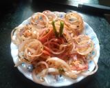 लच्छेदार प्याज़ सलाद (lachedar pyaz salad recipe in Hindi) रेसिपी चरण 4 फोटो