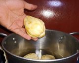 Foto del paso 1 de la receta: Puré de chayote papa, con pierna de pavo acompañado de ensalada