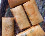Foto langkah ke 7 dari resep Martabak Mini Daging Kambing dengan Acar Timun.