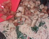 Csirkés-spenótos spagetti recept fázis 5 fotója