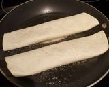 A picture of step 5 of Crispy Bean Burritos.
