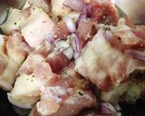 Hình bước làm 1 của món Ba rọi kho tá lả