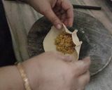 A picture of step 4 of Moong dal Paratha.
