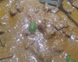 A picture of step 3 of Masala kaleji.