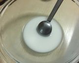 A picture of step 6 of Kuzu Mochi (Japanese traditional sweets).