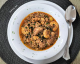 Foto del paso 9 de la receta: Lentejas con bacalao y langostinos
