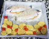 Foto del paso 3 de la receta: Dorada al limón con patatas al horno
